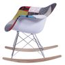 Cadeira Charles Eames Patchwork Base Balanco - 36364