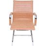 Cadeira Escritorio Eames Fixa Courissimo Caramelo - 37607