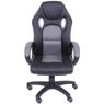 Cadeira Office Racer V16 Preta com Detalhe Cinza Base Nylon - 39276
