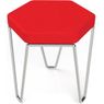 Banco-Hexagon-Vermelho-Estrutura-Cromada-45-cm--LARG----41033
