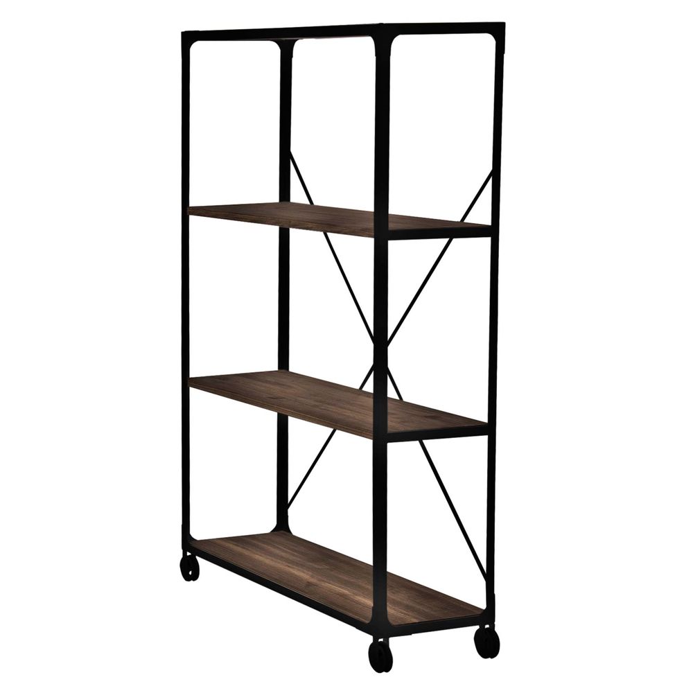 Estante Hub Base Preta Tampo Rustico 1 06 Mt Larg 35861 Sunhouse Estante Hub Base Preta Tampo Rustico 1 06 Mt Larg 35861 Sunhouse