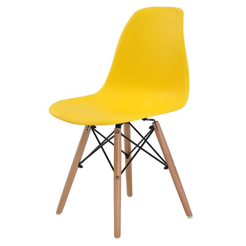 Cadeira-Eames-Eiffel-Polipropileno-Amarela-Base-Madeira---44156