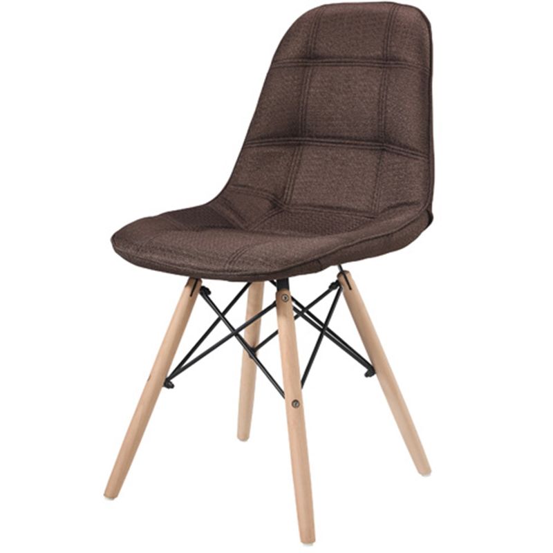 Cadeira-Eames-Eiffel-Linho-Marrom-Base-Madeira---43055