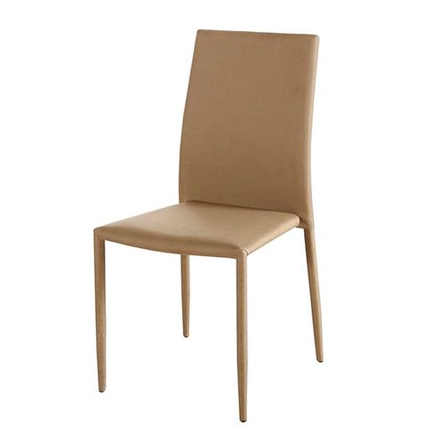 Cadeira-Amanda-6606-Estrutura-Metal-Revestido-em-Poliester-cor-Bege-Escuro---44946