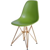 Cadeira-Eames-Polipropileno-Fosco-Verde-Base-Cobre---45972-