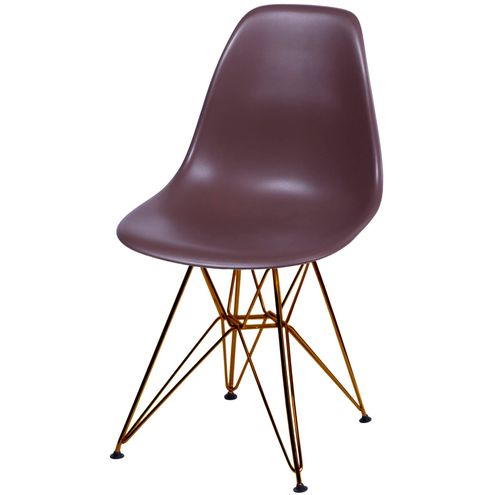 Cadeira-Eames-Polipropileno-Fosco-Cafe-Base-Cobre---45982-