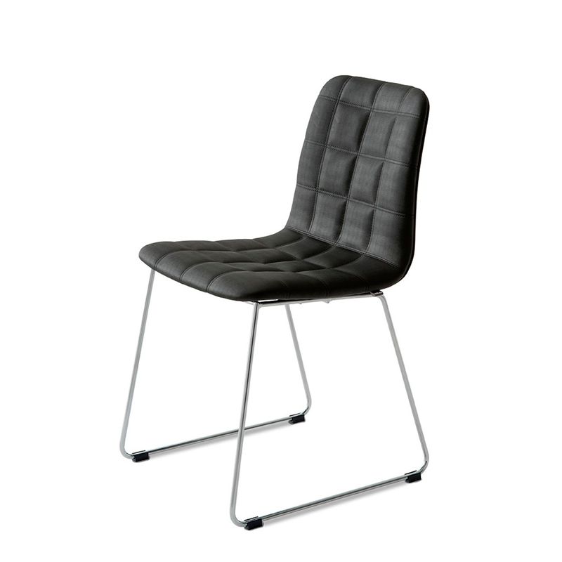 Cadeira-Quadra-Slim-Assento-Estofado-Linho-Preto-com-Base-Cromada---46891