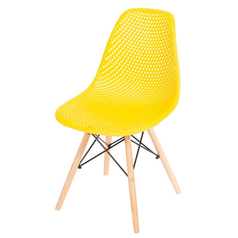 Cadeira-Eames-Furadinha-cor-Amarela-com-Base-Madeira---50008