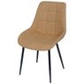 Cadeira-Lounge-PU-Caramelo-com-Costura-Quadriculada---50020