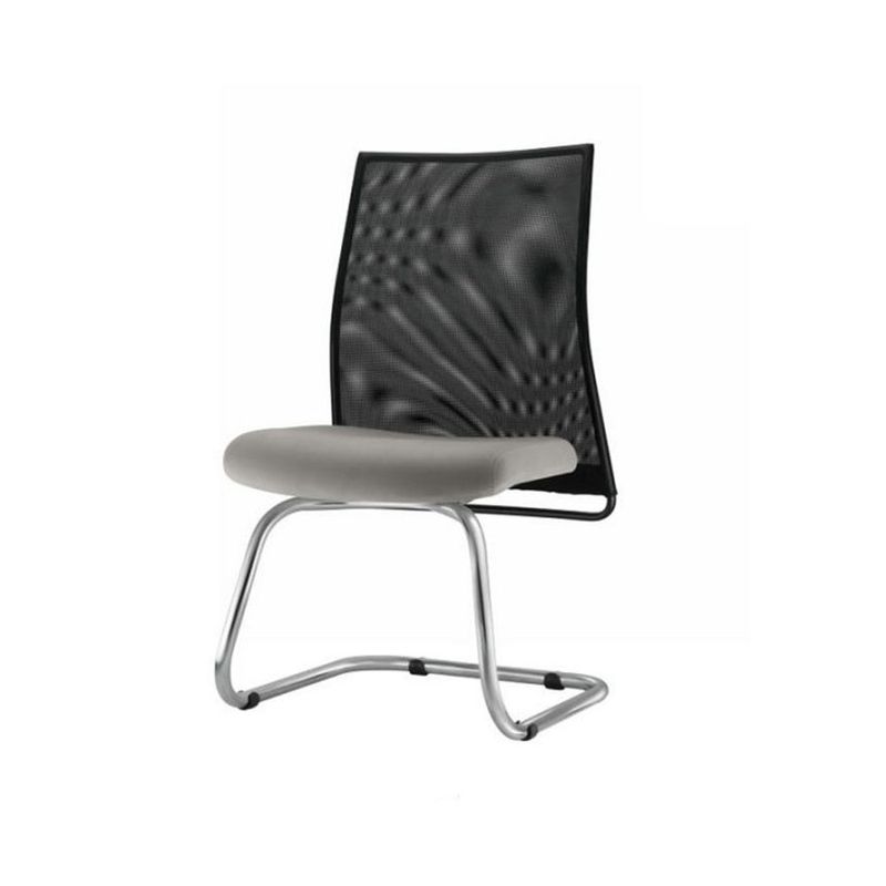 Cadeira-Liss-Assento-Crepe-Cinza-Claro-Base-Fixa-Cromada---54666