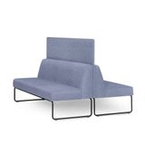 Sofa-Pix-com-2-Unidades-e-Painel-Divisor-Assento-Mescla-Azul-Base-Aco-Preto---55071