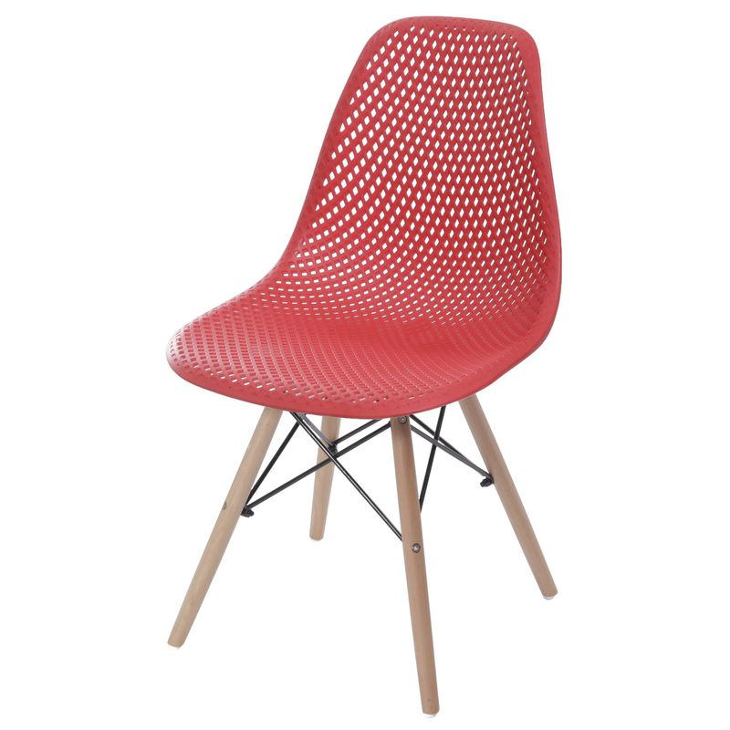 Cadeira-Eames-Furadinha-cor-Vermelho-com-Base-Madeira---55983