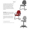 Cadeira-Sky-com-Bracos-Fixos-Assento-Courino-Vermelho-Base-Fixa-Preta---54828