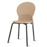 Kit-5-Cadeiras-Luna-Assento-Bege-Base-Preta---57695-