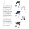 Kit-5-Cadeiras-Up-Assento-Marrom-Base-Fixa-Preta---57828-