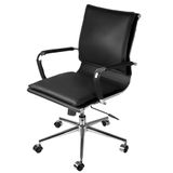 Cadeira-Office-Eames-Baixa-Assento-Courino-Preto-com-Base-Cromada---61926