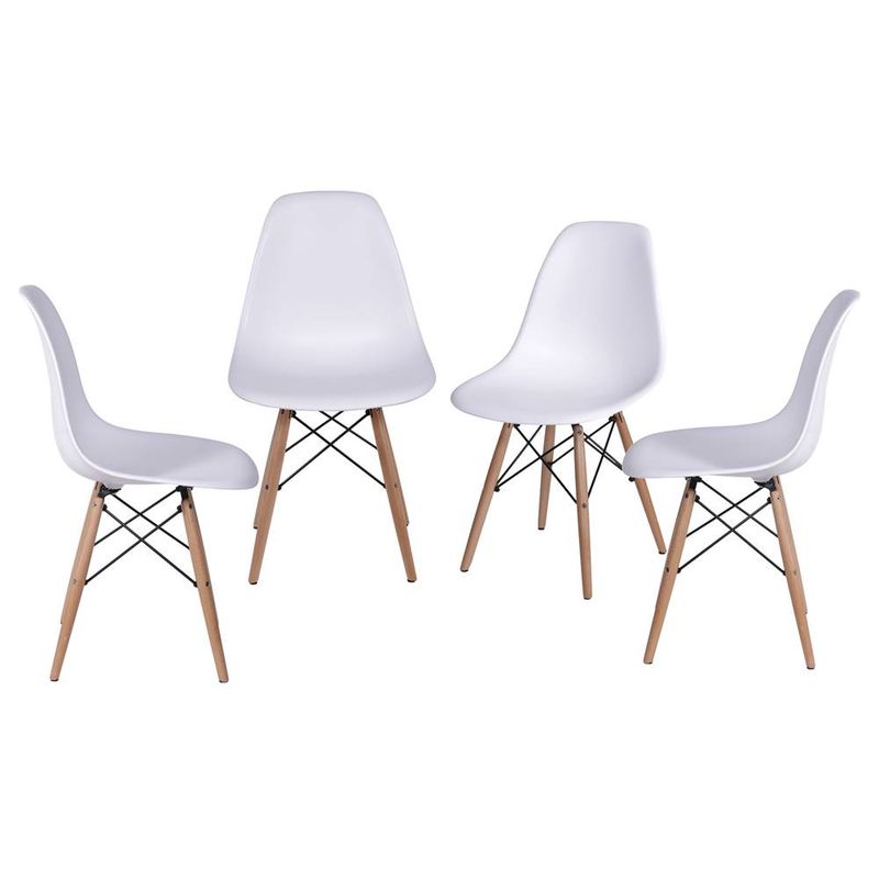 Kit-com-4-Cadeiras-Eames-Polipropileno-Base-Madeira-na-Cor-Branca---64561