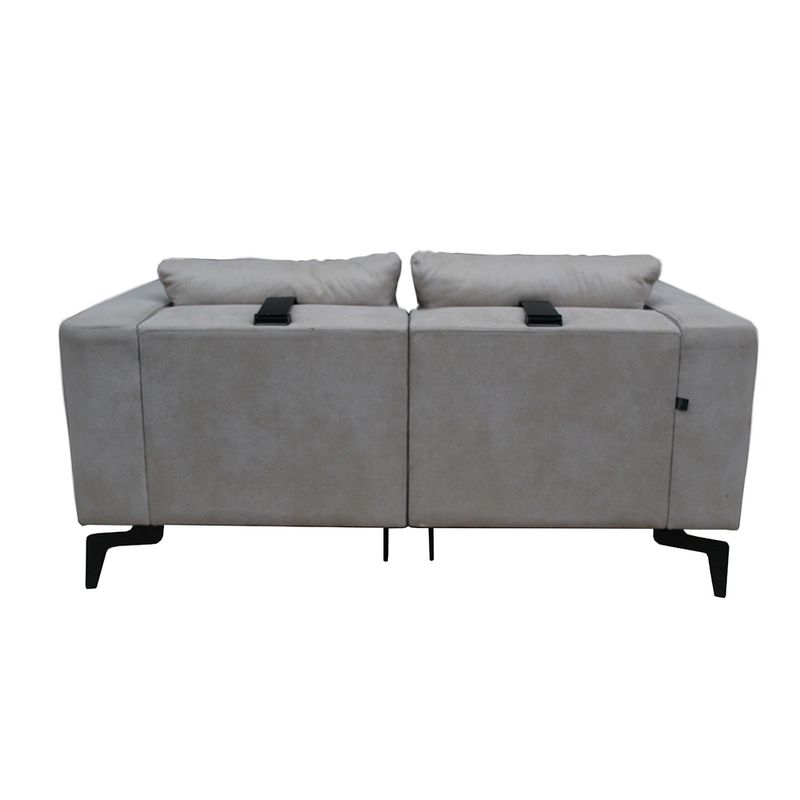 Sofa-Concept-2-Lugares-cor-Cinza-com-Pes-Pretos-170cm---58446