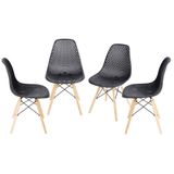 Kit-com-4-Cadeiras-Eames-Furadinha-Com-Base-de-Madeira-na-Cor-Preta---64632-