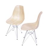 Kit-com-2-Cadeiras-Eames-Com-Base-Cromada-Cor-Madeira-Clara---64552