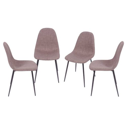 Kit-com-4-Cadeiras-Robin-Linho-na-Cor-Marrom-com-Base-de-Metal-Preta---64645