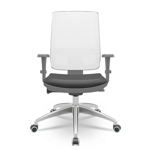 Cadeira-Brizza-Diretor-Grafite-Tela-Branca-com-Assento-Vinil-Preto-Base-Autocompensador-Aluminio