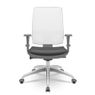 Cadeira-Brizza-Diretor-Grafite-Tela-Branca-com-Assento-Vinil-Preto-Base-Autocompensador-Aluminio