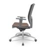 -Cadeira-Brizza-Diretor-Grafite-Tela-Preta-com-Assento-Vinil-Marrom-Base-Autocompensador-Aluminio