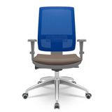 Cadeira-Brizza-Diretor-Grafite-Tela-Azul-com-Assento-Vinil-Marrom-Base-Autocompensador-Aluminio---65790