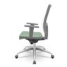 Cadeira-Brizza-Diretor-Grafite-Tela-Branca-com-Assento-Vinil-Verde-Base-Autocompensador-Aluminio---65802-