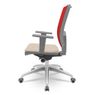 Cadeira-Brizza-Diretor-Grafite-Tela-Vermelha-com-Assento-Poliester-Fendi-Base-Autocompensador-Aluminio---65815