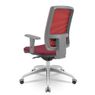 Cadeira-Brizza-Diretor-Grafite-Tela-Vermelha-com-Assento-Poliester-Vinho-Base-Autocompensador-Aluminio---65820