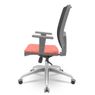 Cadeira Brizza Diretor Grafite Tela Preta Assento Concept Rosê Base RelaxPlax Aluminio - 65894