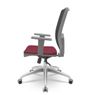 Cadeira-Brizza-Diretor-Grafite-Tela-Preta-Assento-Poliester-Vinho-Base-RelaxPlax-Aluminio---65908