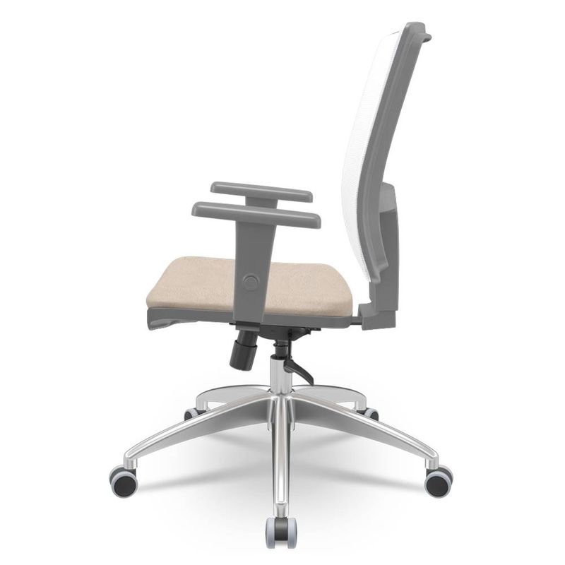 Cadeira-Brizza-Diretor-Grafite-Tela-Branca-Assento-Poliester-Fendi-Base-RelaxPlax-Aluminio---66003