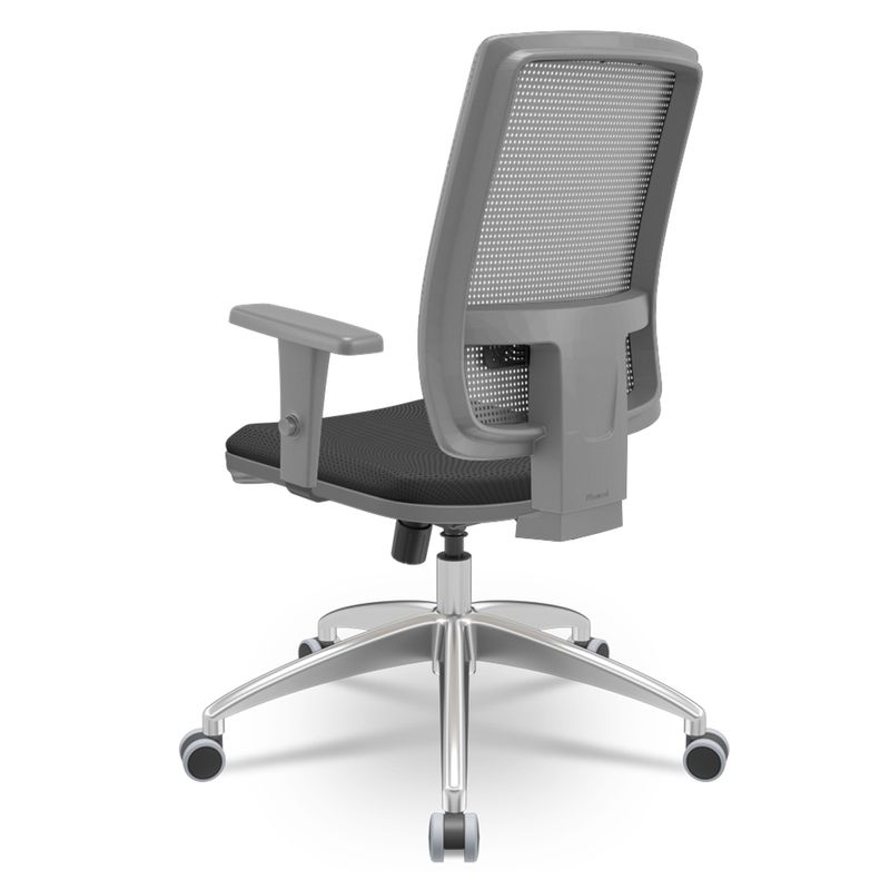Cadeira-Brizza-Diretor-Grafite-Tela-Cinza-Assento-Aero-Preto-Base-RelaxPlax-Aluminio---66017