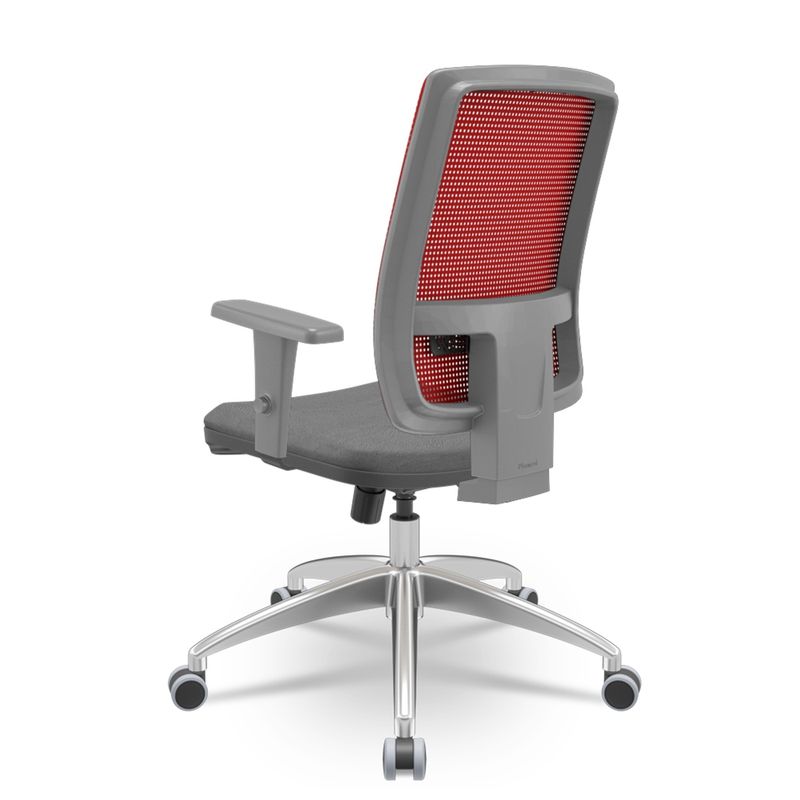 Cadeira-Brizza-Diretor-Grafite-Tela-Vermelha-Assento-Poliester-Cinza-Base-RelaxPlax-Aluminio---66053