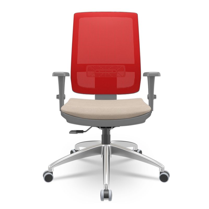 Cadeira-Brizza-Diretor-Grafite-Tela-Vermelha-Assento-Poliester-Fendi-Base-RelaxPlax-Aluminio---66054