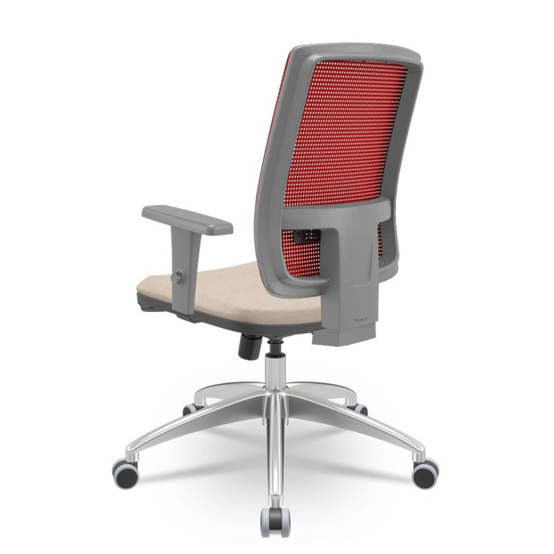 Cadeira-Brizza-Diretor-Grafite-Tela-Vermelha-Assento-Poliester-Fendi-Base-RelaxPlax-Aluminio---66054