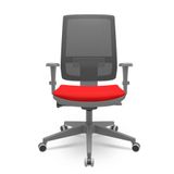 Cadeira-Brizza-Diretor-Grafite-Tela-Preta-Assento-Aero-Vermelho-Base-Autocompensador-Piramidal---66065