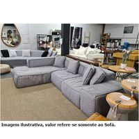 Sofá com Chaise 2,90 x 1,80 - Fox – Conceito Mobile