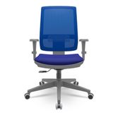 Cadeira-Brizza-Diretor-Grafite-Tela-Azul-Assento-Aero-Preto-Base-RelaxPlax-Piramidal