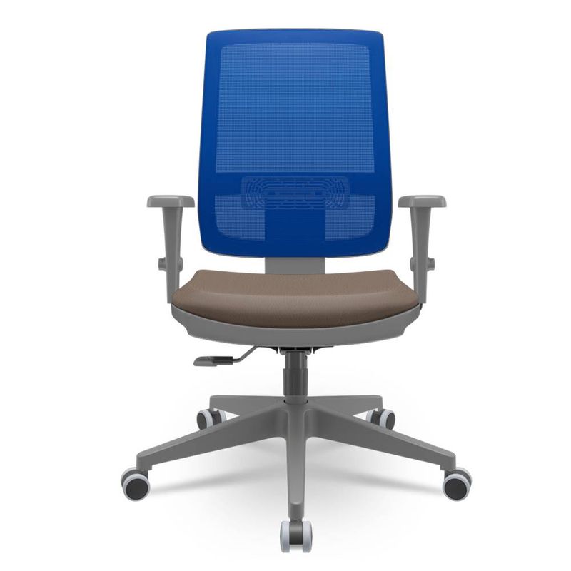 Cadeira-Brizza-Diretor-Grafite-Tela-Azul-Assento-Vinil-Marrom-Base-RelaxPlax-Piramidal---66337