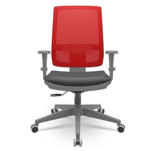 Cadeira-Brizza-Diretor-Grafite-Tela-Vermelha-Assento-Vinil-Preto-Base-RelaxPlax-Piramidal---66414-