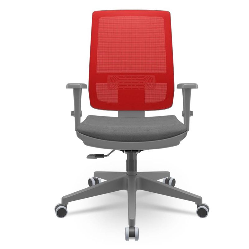 Cadeira-Brizza-Diretor-Grafite-Tela-Vermelha-Assento-Poliester-Cinza-Base-RelaxPlax-Piramidal---66421