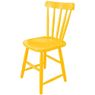 cadeira skand em madeira na cor amarelo