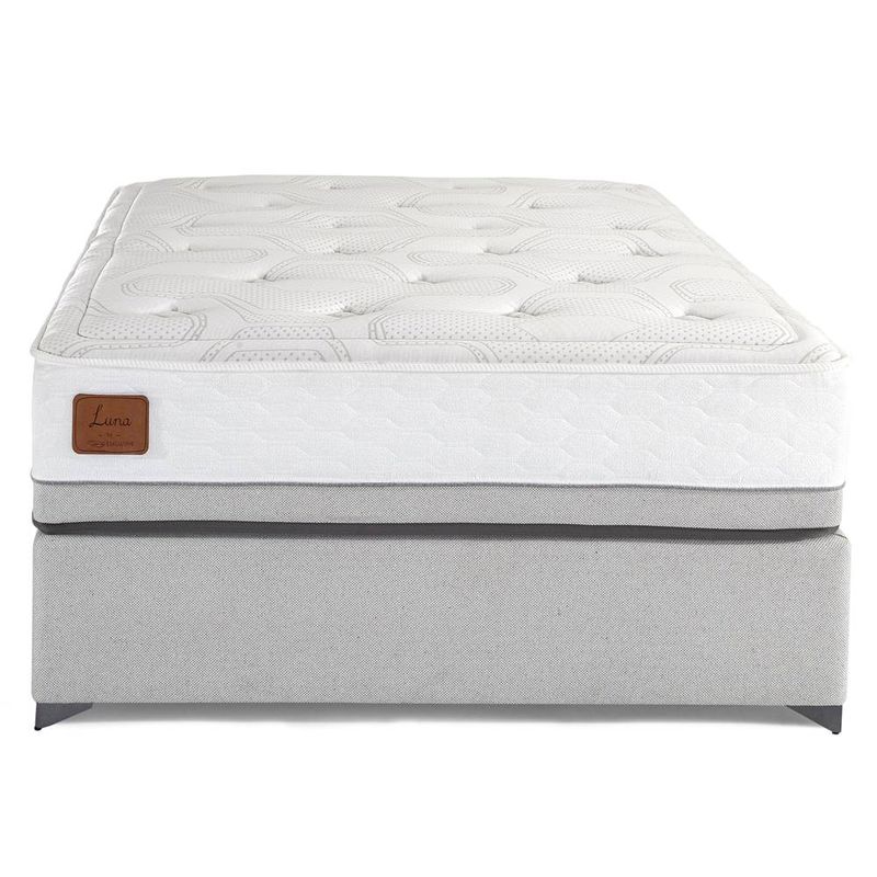 Conjunto Box Queen Size Luna One Side Pillow Top Base Exclusive 158x198cm - 67562