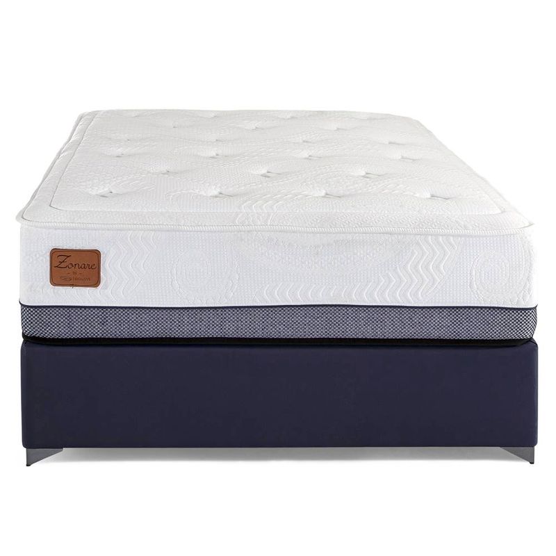 Conjunto Box Casal Zonare One Side Pillow Top Base Exclusive Com 1 USB 138X188cm - 67599