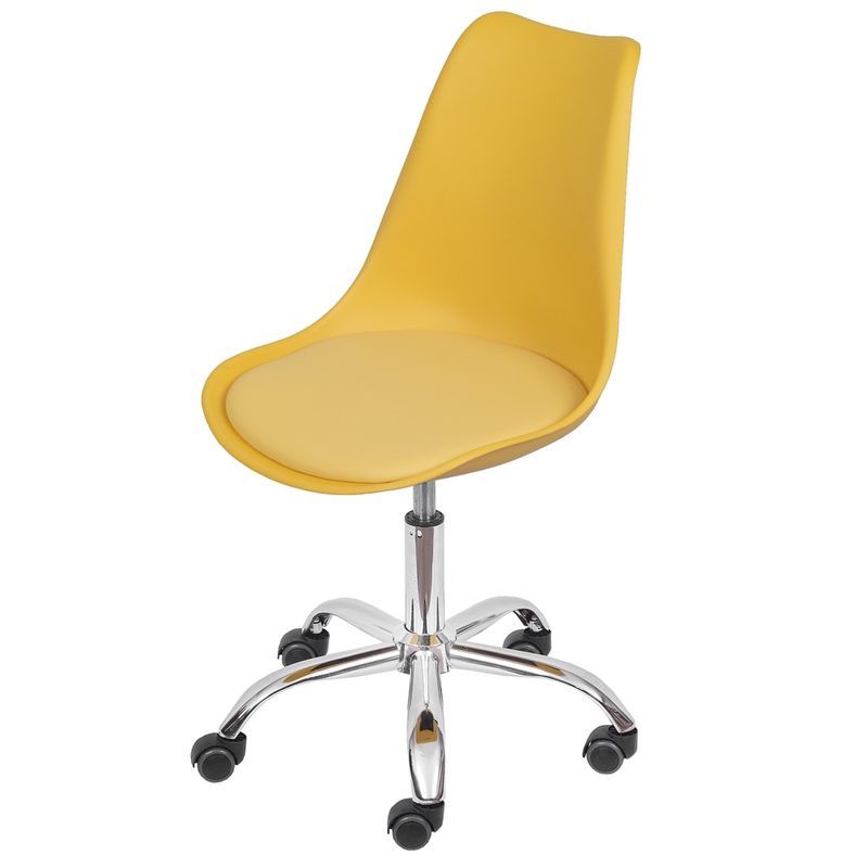 Cadeira-Leda-Eames-Polipropileno-cor-Amarelo-com-Base-Rodizio-Cromado---69581