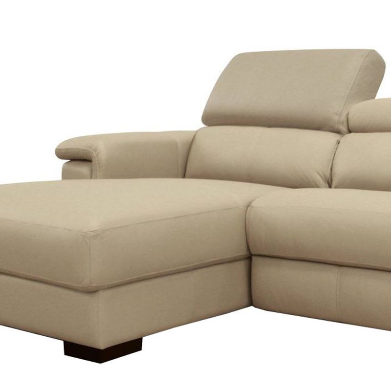 Sofa-Damon-Reclinavel-2-Lugares---Chaise-Couro-Bege-323cm---69628